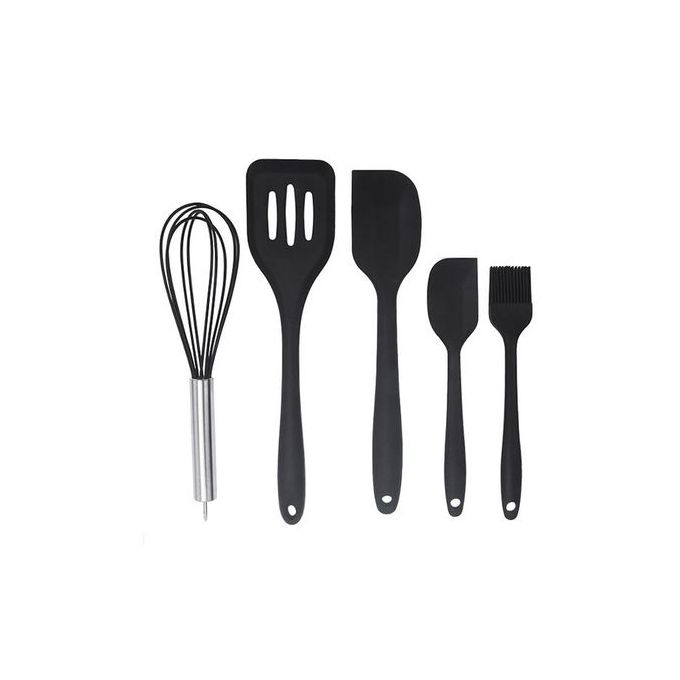 Kitchen Utensils 5 Piece Set – Black