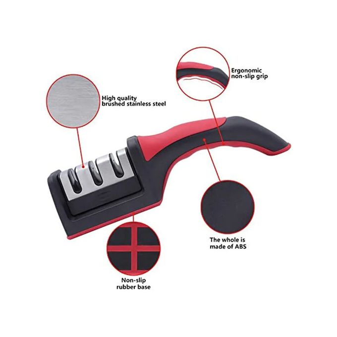 Knife Sharpener – Three-Stage Kitchen Sharpening Tool