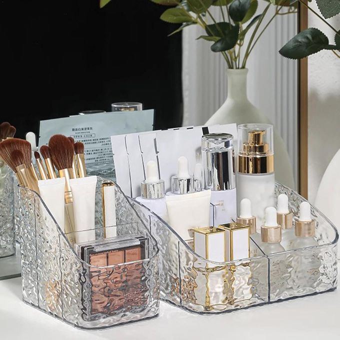 Clear Makeup Brush Holder, Transparent Makeup Storage Box