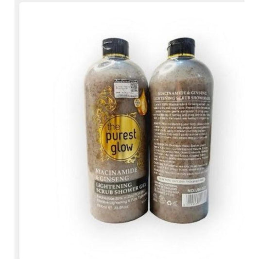The Purest-Glow Niacinamide & Ginseng Lightening Scrub Shower Gel