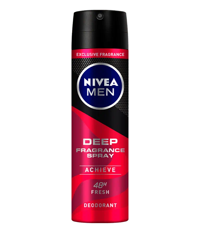 NIVEA Men Deep Fragrance Spray Achieve 150ML