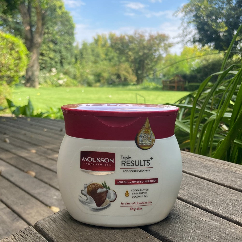 Mousson Triple Results + Intense Moisture Cream