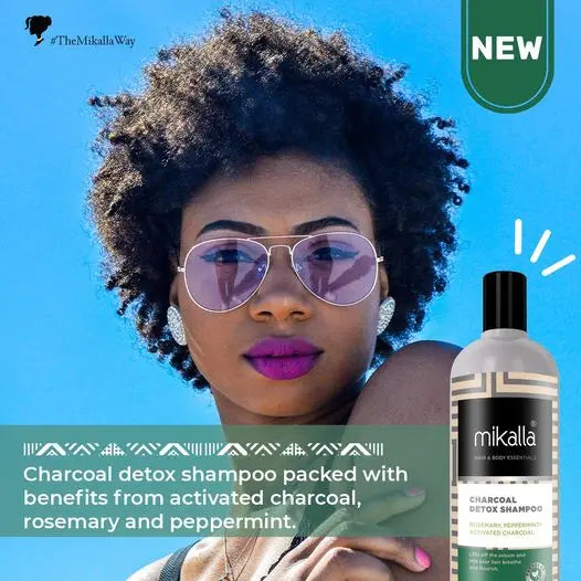 Mikalla Charcoal Detox Shampoo – 500ml