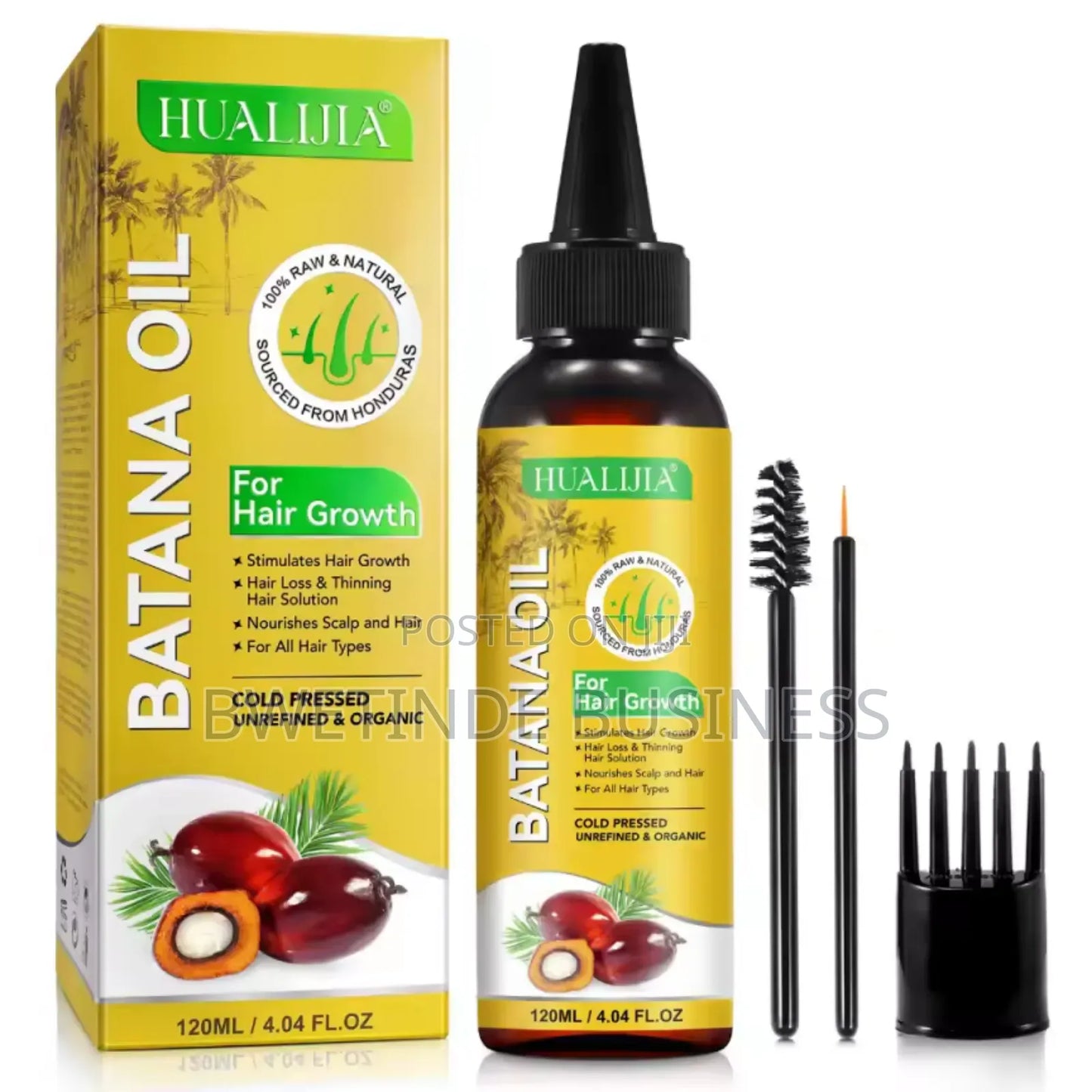HUALIJIA Batana Oil for Hair Growth – 120ml