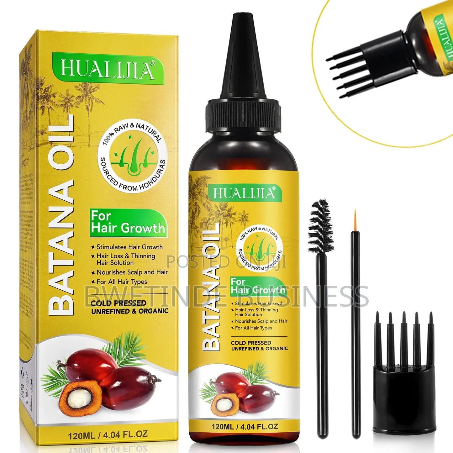 HUALIJIA Batana Oil for Hair Growth – 120ml