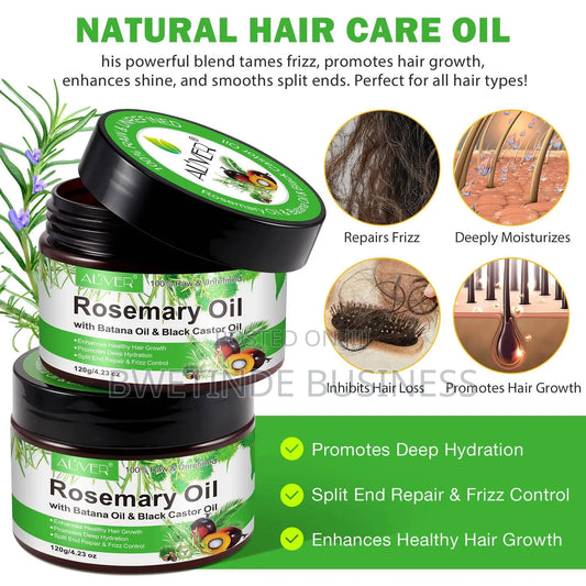 ALIVER Rosemary Oil with Batana Oil & Black Castor Oil