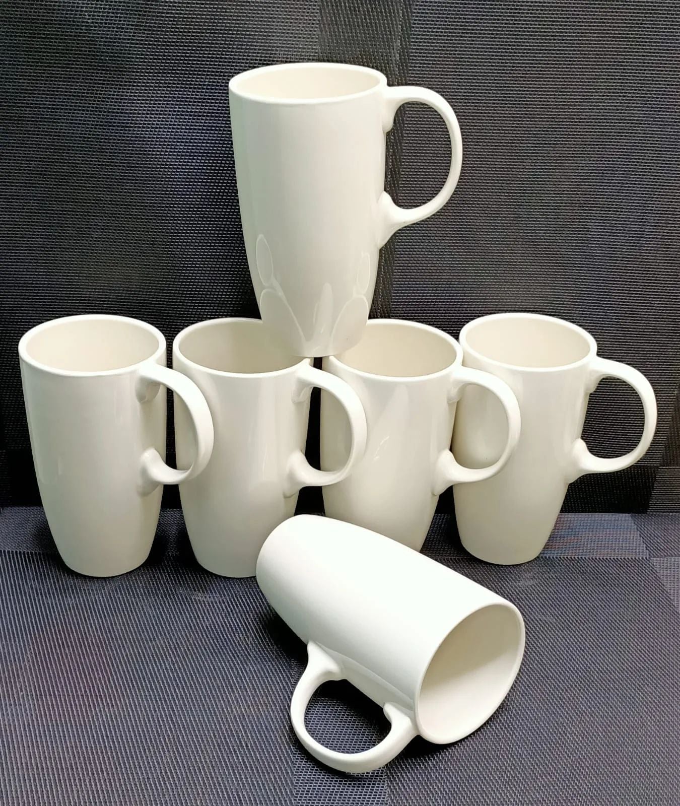6pc ceramic mug set
