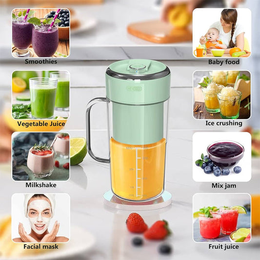 Portable Mini Blender for Shakes and Smoothies,Portable Blender Personal Blender with Rechargeable USB