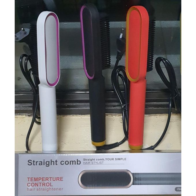 Electric Hair Straightening Comb with Temperature Control