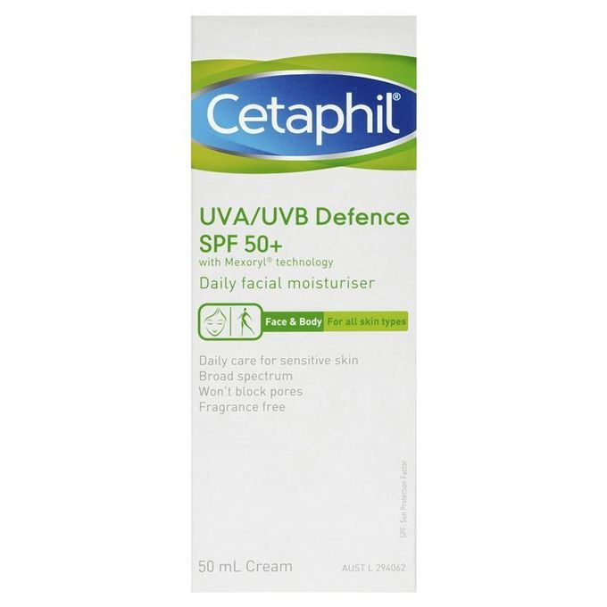 Cetaphil Daily Defence Face Moisturiser SPF 50+ with Glycerin