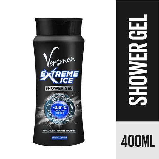 Versman Extreme Ice 3-in-1 Body, Face & Hair Shower Gel – 400ml