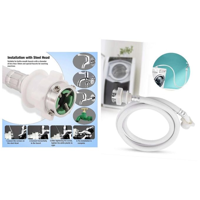Universal Washing Machine Inlet Hose Pipe with Screws