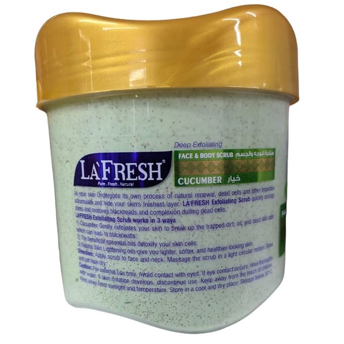 La Fresh Cucumber Face and Body Scrub