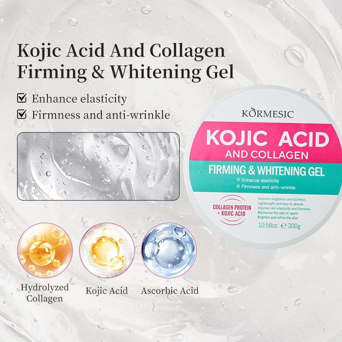 Kormesic Kojic Acid & Collagen Firming & Whitening Gel – 300g