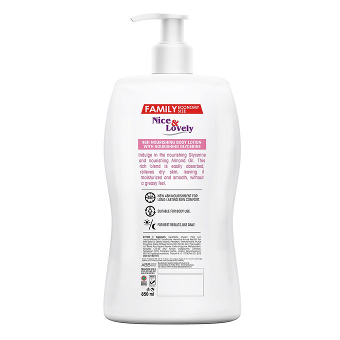 Nice & Lovely Glycerine Lotion – 850ml