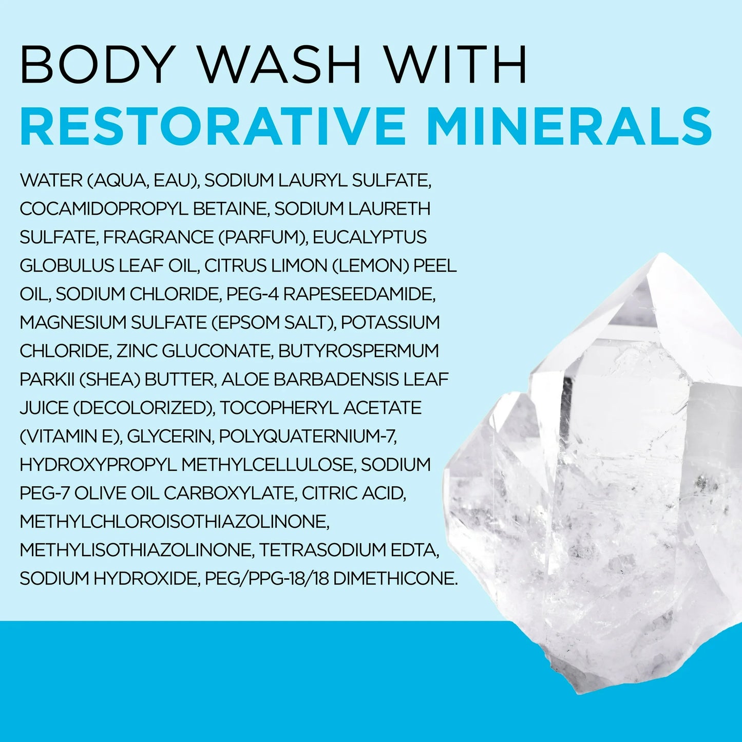 Dr Teal’s Restorative Minerals Body Wash with Magnesium, Potassium & Zinc