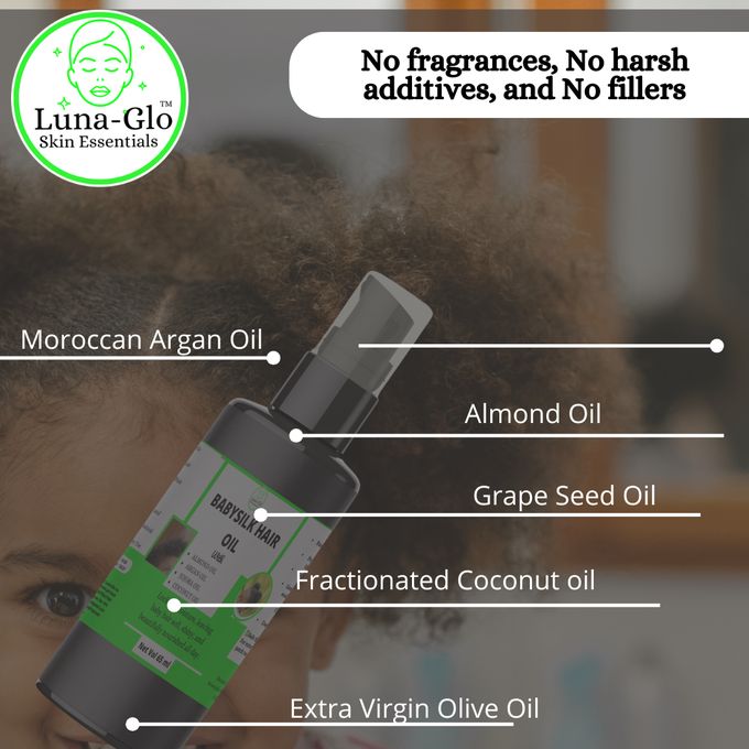 Luna-Glo BabySilk Hair Oil