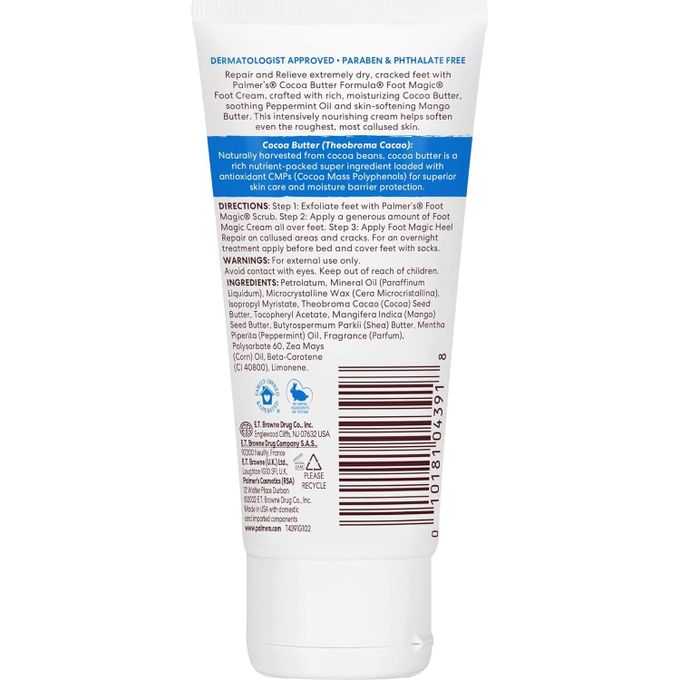 Palmer's Cocoa Butter Formula Foot Magic Moisturizing Foot Cream