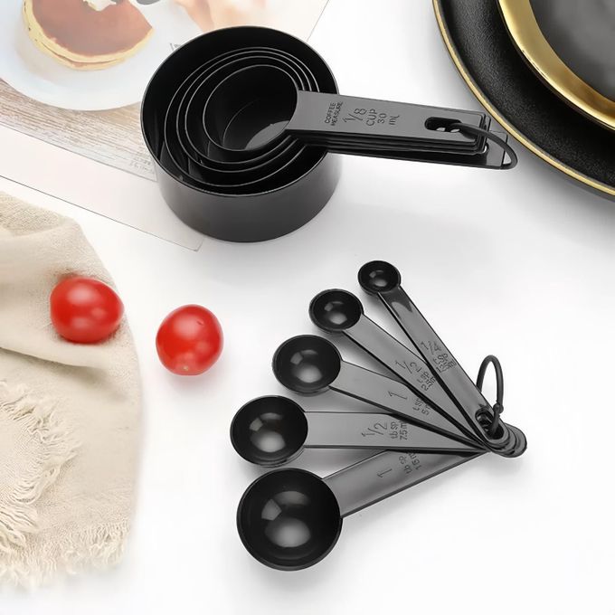 CYFAZA Measuring Cups and Spoons, 10-Piece Set