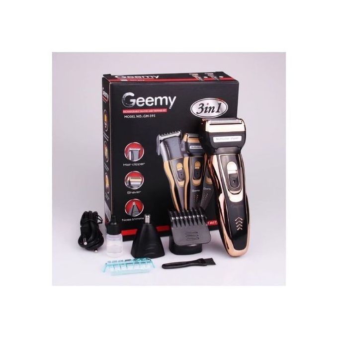 Geemy 3-in-1 Rechargeable Electric Shaving Machine