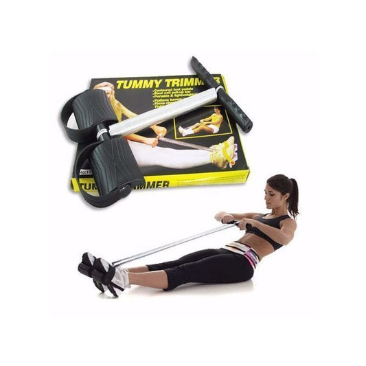 Tummy Trimmer Exerciser + AB Wheel Roller