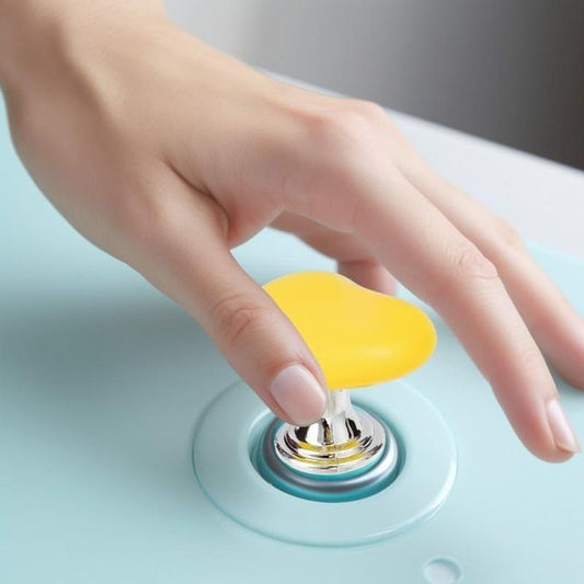 Funny Broken Heart-Shaped Toilet Tank Button