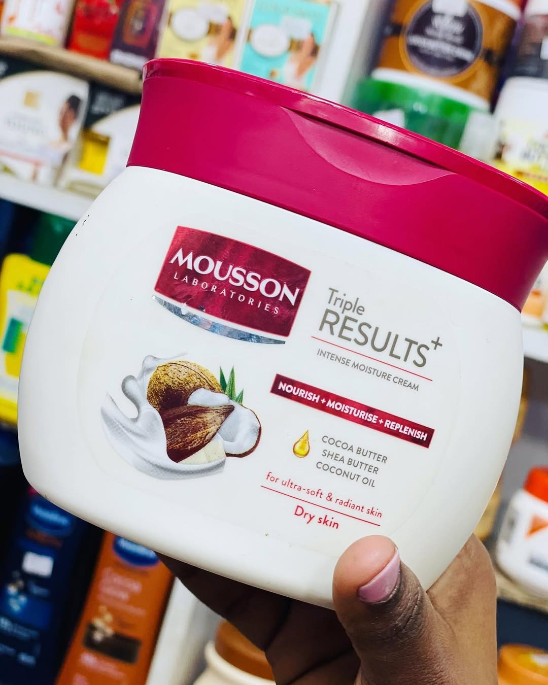 Mousson Triple Results + Intense Moisture Cream