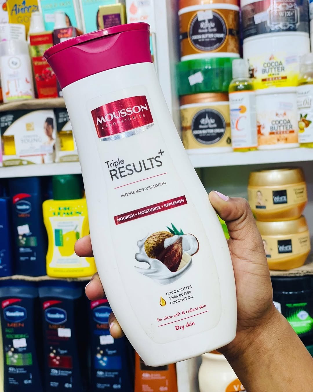 Mousson Triple Results + Intense Moisture Lotion