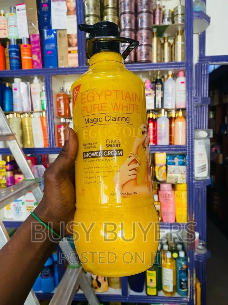 Egyptian Pure White Magic Clarifying Egg Yolk Shower Cream