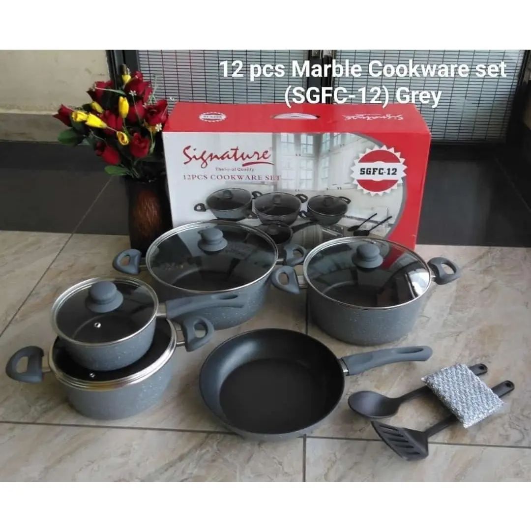 12pc signature granite cookware set