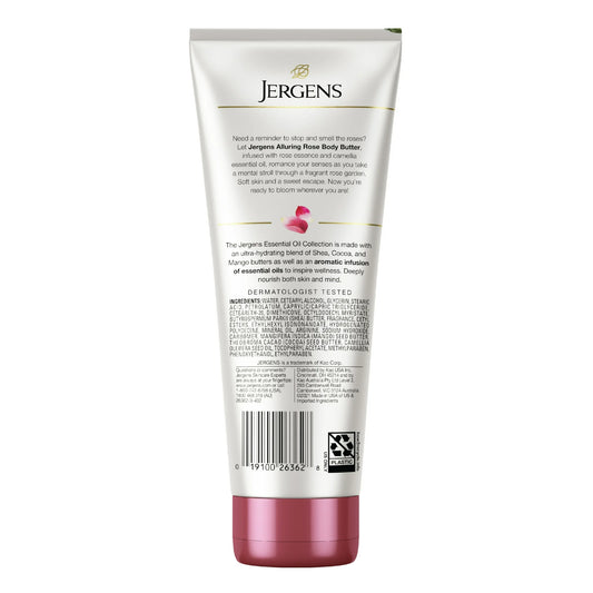 Jergens Rose Body Lotion Butter with Camellia Essential Oil