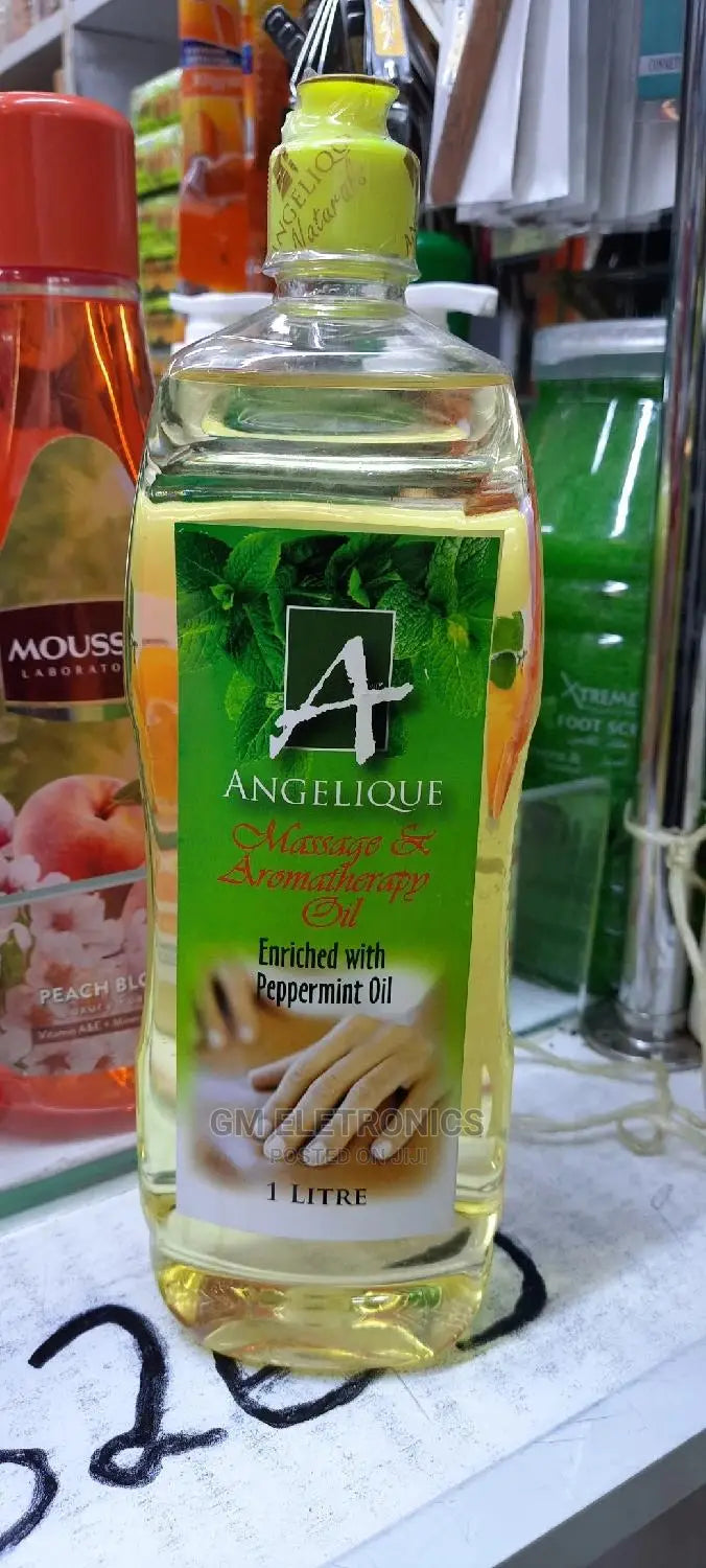 Angelique Massage Oil Enriched with Peppermint Oil – 1L