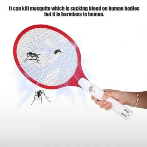 Rechargeable mosquito racket