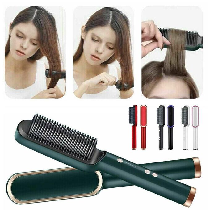 Electric Hair Straightening Comb with Temperature Control