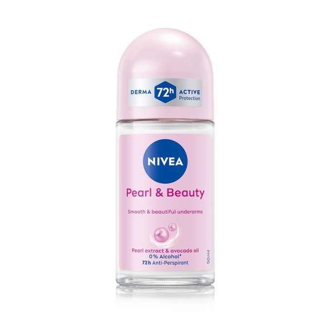 NIVEA Pearl & Beauty Anti-Perspirant Roll-On, 72h – 50ml