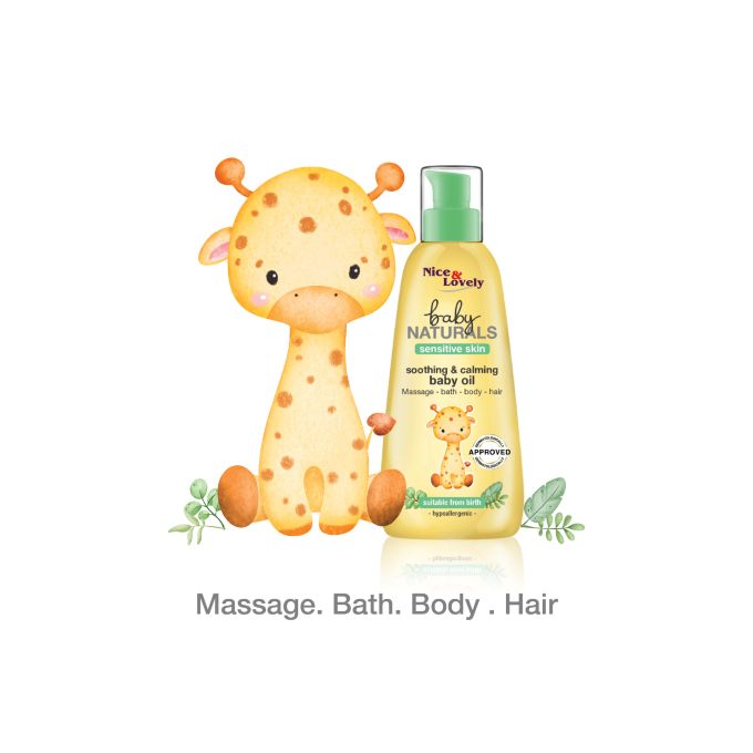 Nice & Lovely Soothing & Calming Baby Oil – 100ml