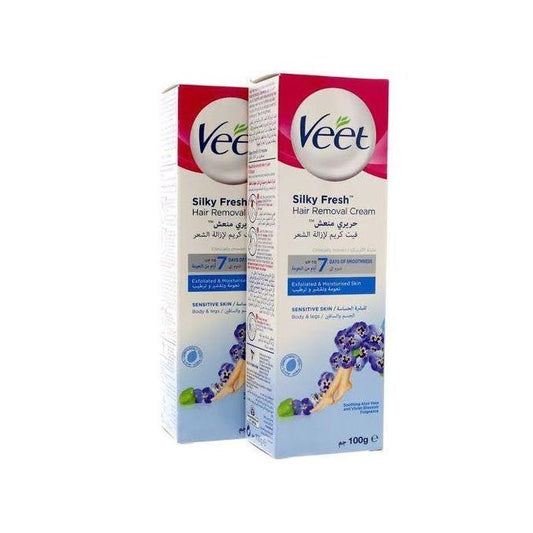 Veet Silky & Fresh Hair Removal Cream – Sensitive Skin (100g)