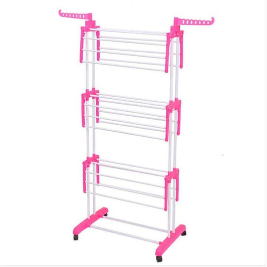 3 Tier Foldable Portable Clothes Drying Rack / Hanging Clothes Rack