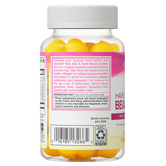 NeoCell Beauty Builder Hair, Skin & Nails Gummies, 60 Tasty Gummies