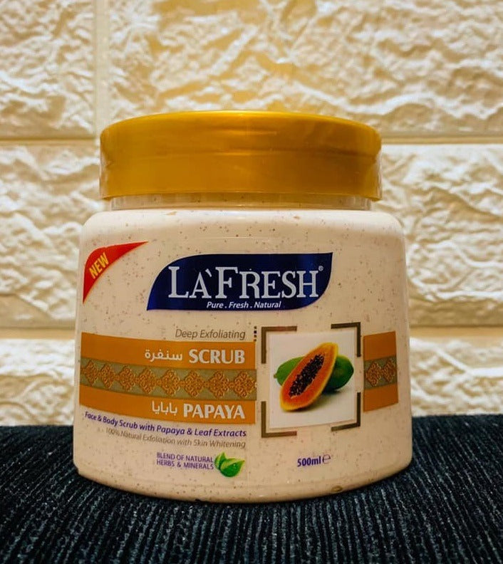 La Fresh Papaya Face & Body Scrub