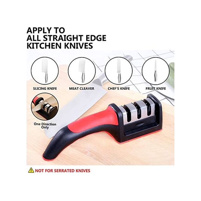 Knife Sharpener – Three-Stage Kitchen Sharpening Tool
