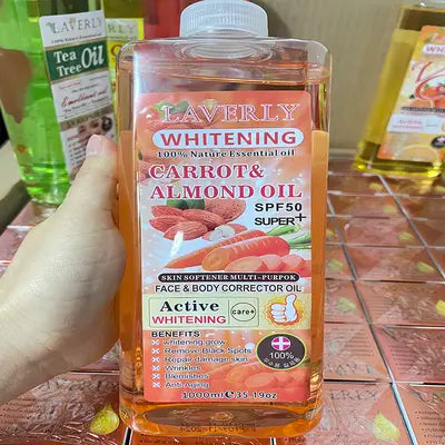 Laverly Whitening Carrot and Almond Oil (1000ml)