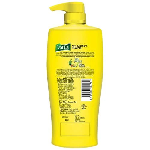 Dabur Vatika Lemon Anti-Dandruff Shampoo