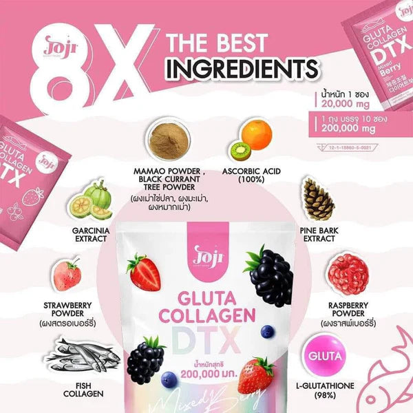 JoJi Gluta Collagen DTX Dietary Supplements