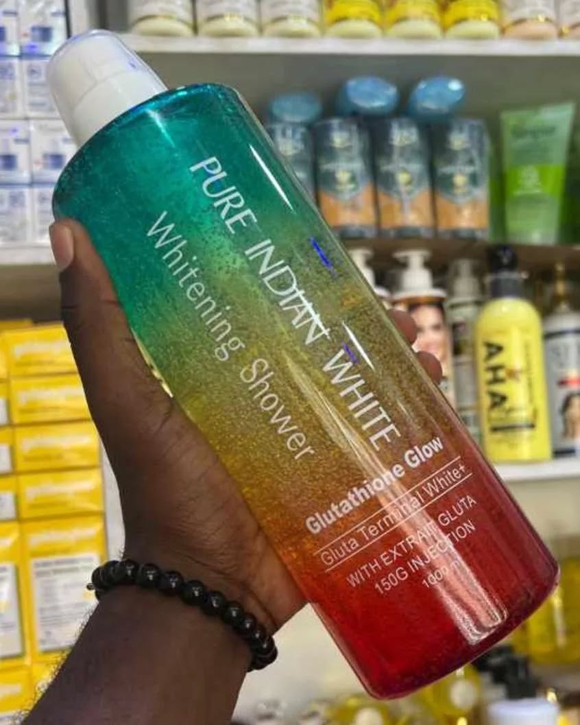 Pure Indian White Glutathione Glow Whitening Shower Gel