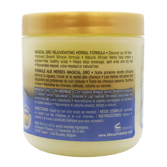 African Pride Magical Gro Rejuvenating Herbal Formula Hair & Scalp Treatment