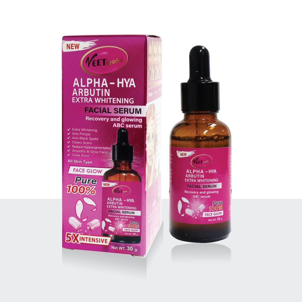 Veetgold Alpha-HYA Arbutin Extra Whitening Facial Serum