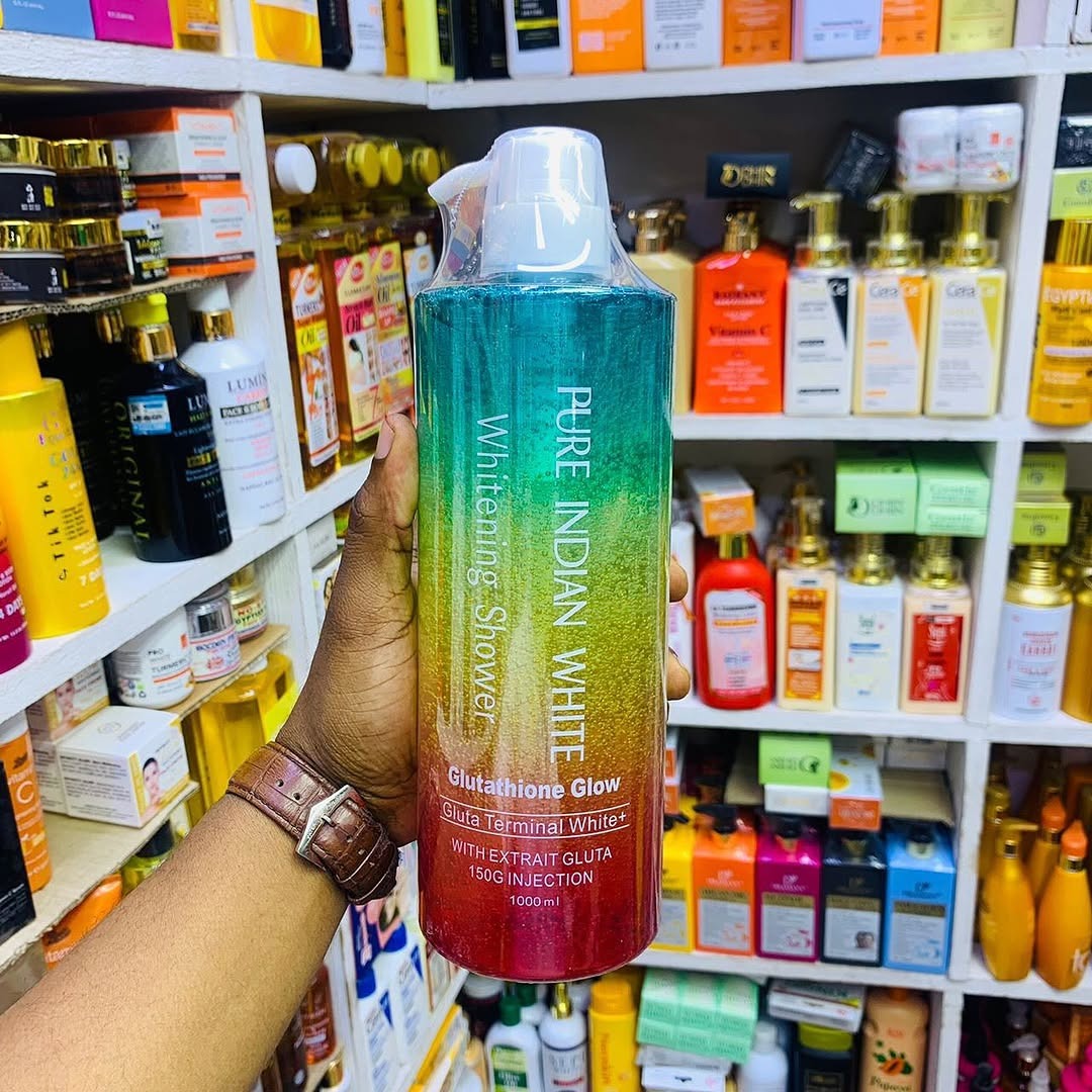 Pure Indian White Glutathione Glow Whitening Shower Gel