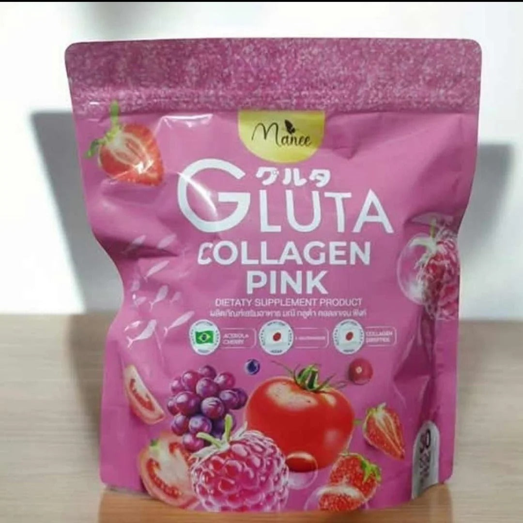 Manee Gluta Collagen Pink skin-brightening and anti-aging supplement