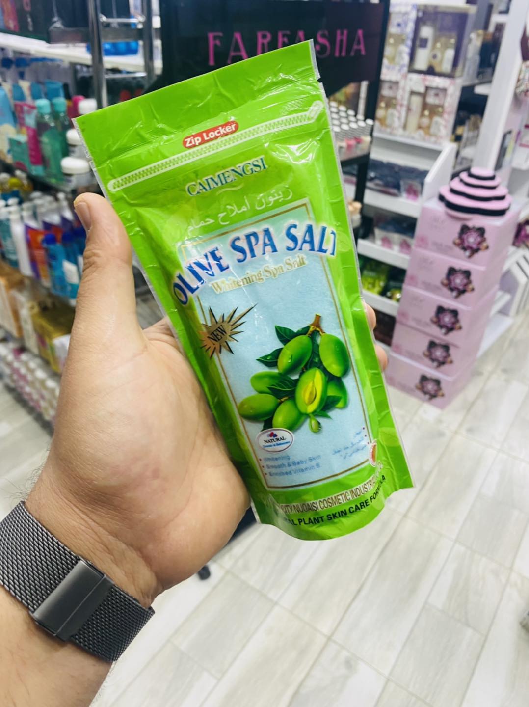 Zip Locker Caimengsi Whitening Spa Olive Salt